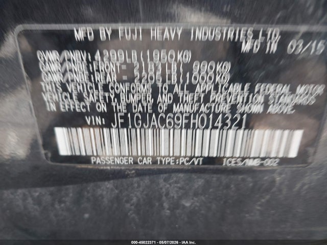 Subaru Impreza 2.0i Premium