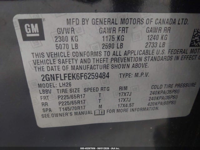 Chevrolet Equinox 1lt