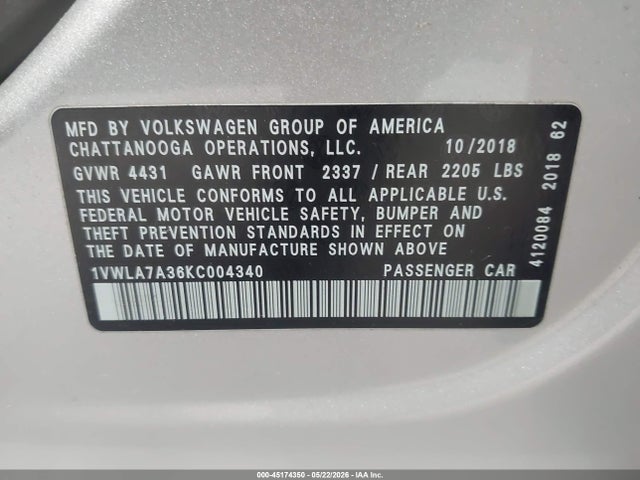 Volkswagen Passat 2.0t Wolfsburg Edition