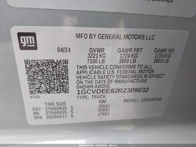 Chevrolet Silverado 1500 4wd  Standard Bed Rst