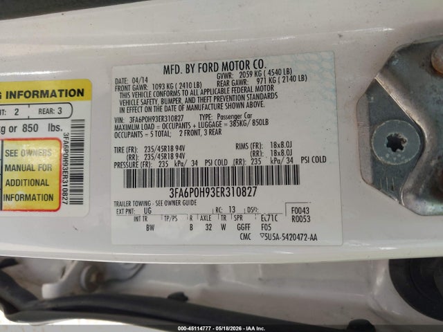 Ford Fusion Se