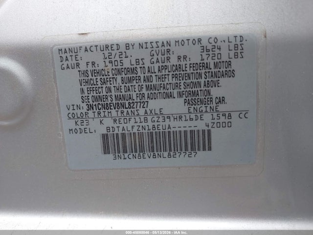 Nissan Versa 1.6 Sv Xtronic Cvt