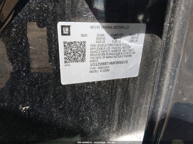 Chevrolet Malibu Fwd Lt