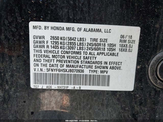 Honda Pilot Ex-l
