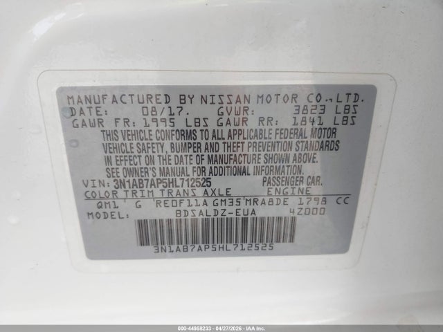 Nissan Sentra Sv