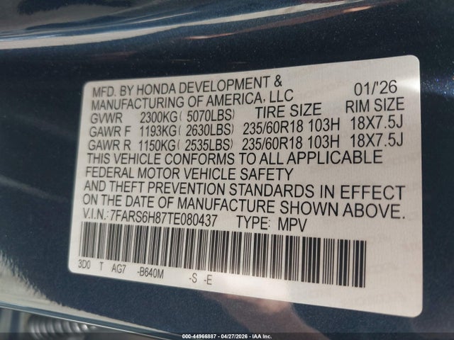 Honda CR-V Hybrid Awd Sport-l