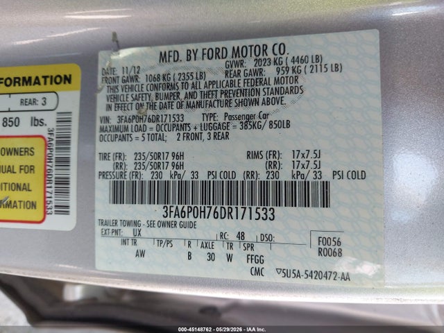 Ford Fusion Se