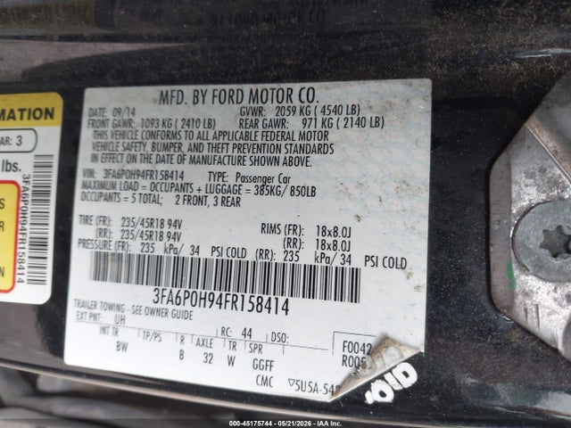 Ford Fusion Se