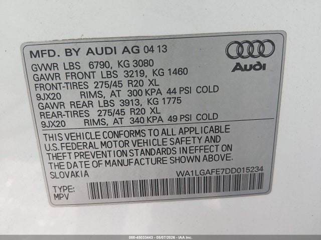 Audi Q7 3.0t Premium