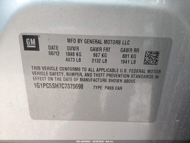 Chevrolet Cruze Ls