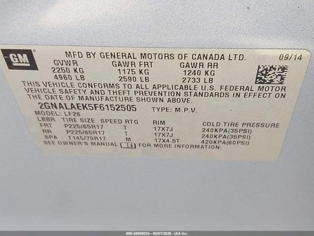 Chevrolet Equinox Ls