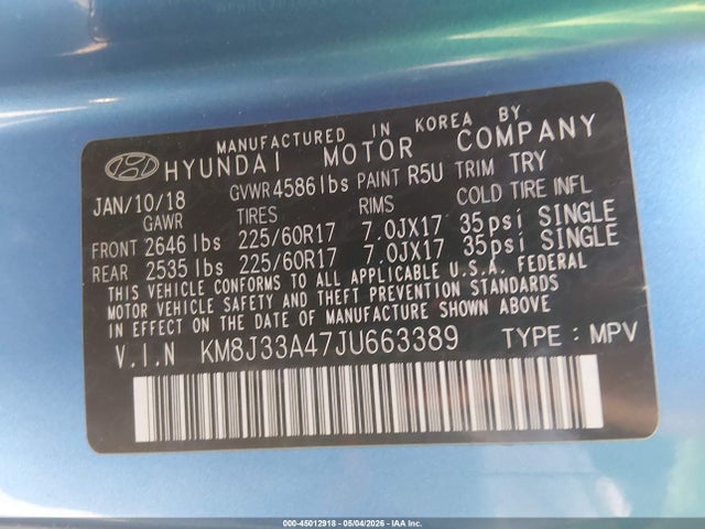 Hyundai TUCSON Sel