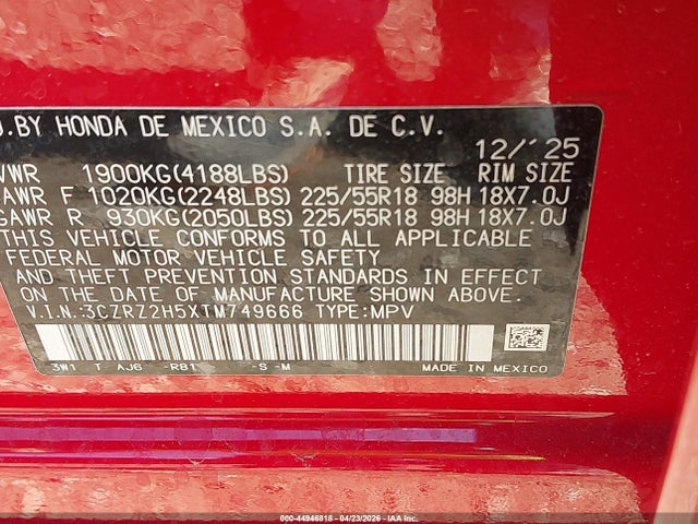 Honda HR-V Awd Sport
