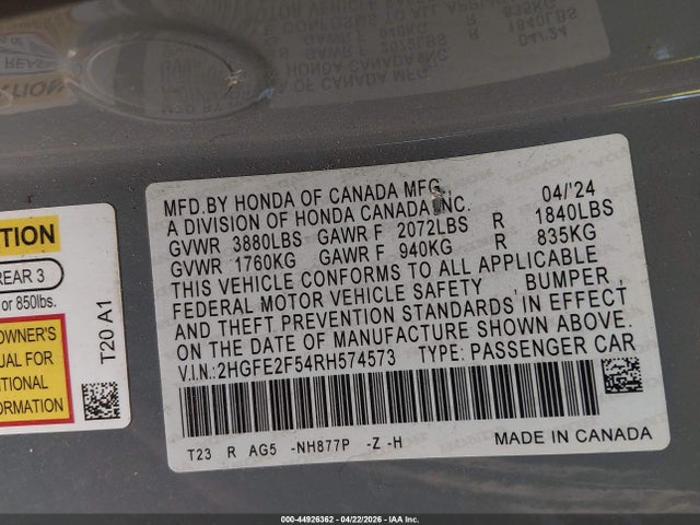 Honda Civic Sport