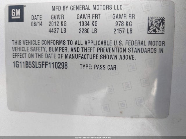 Chevrolet Malibu Ls