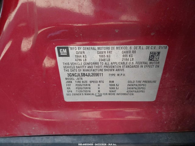 Chevrolet Trax Lt