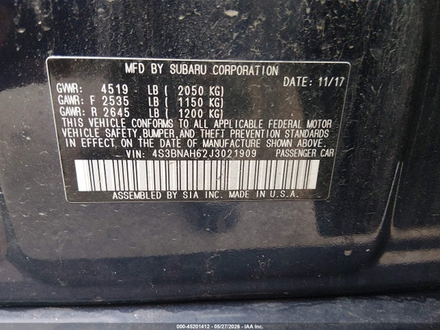Subaru Legacy 2.5i Premium