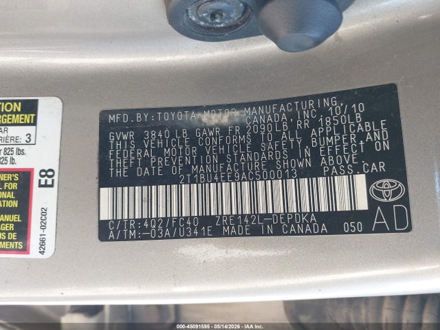 Toyota Corolla Le