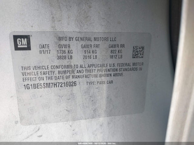 Chevrolet Cruze Lt Auto