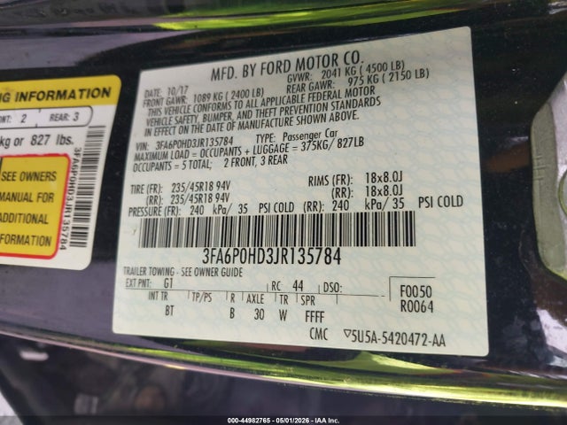 Ford Fusion Se