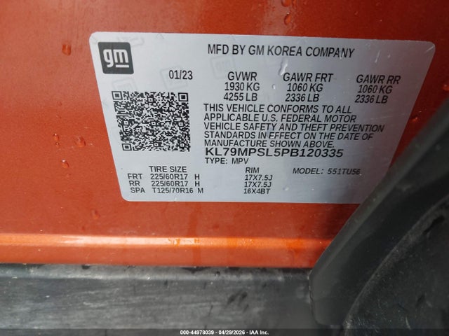 Chevrolet Trailblazer Fwd Lt