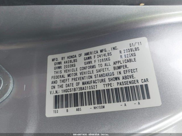 Honda Accord 2.4 Ex