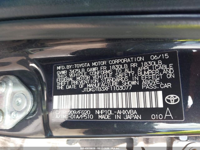 Toyota Prius c Two