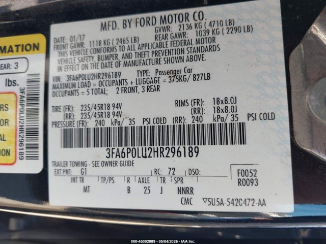 Ford Fusion Se