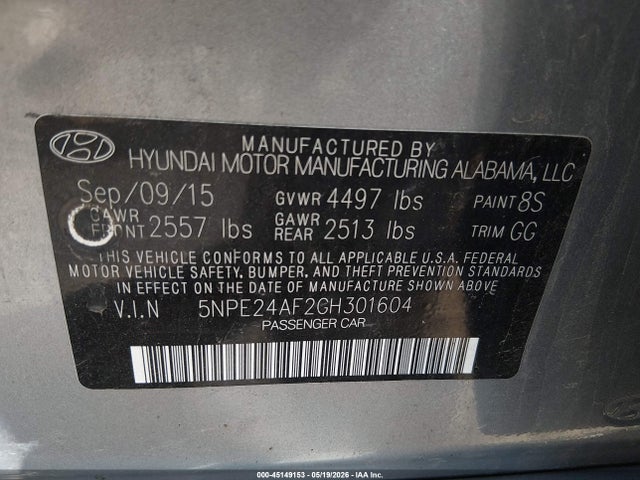 Hyundai SONATA Se