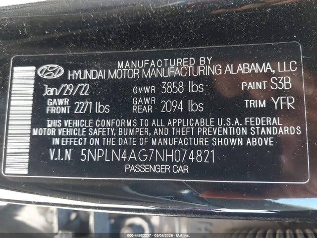 Hyundai ELANTRA Sel