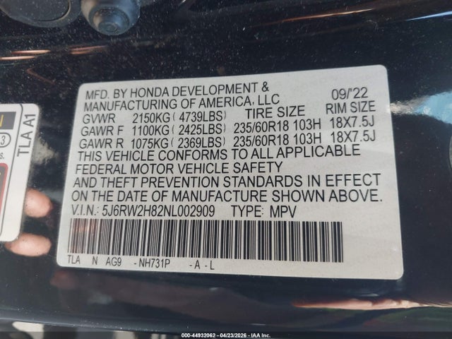 Honda CR-V Awd Ex-l