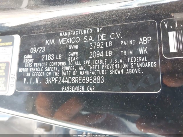 Kia Forte Lxs