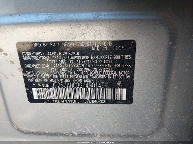 Subaru Forester 2.5i Limited