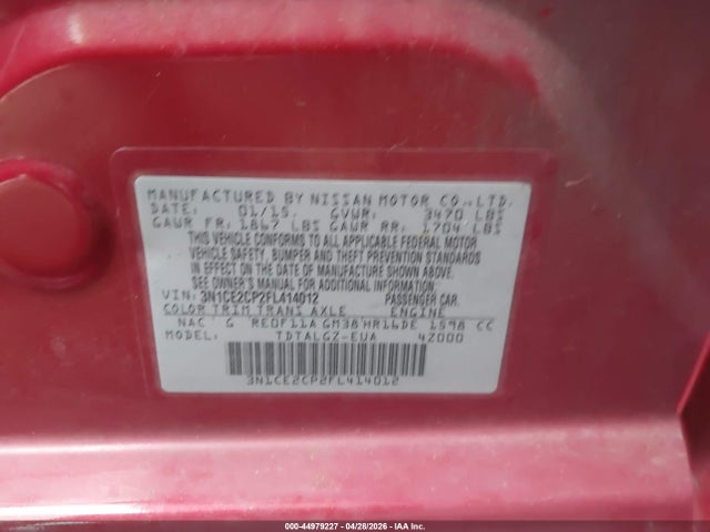 Nissan Versa Sr
