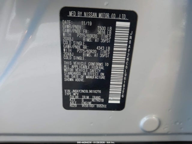 Nissan Armada Sl 4wd