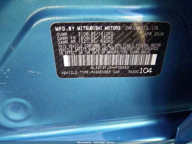 Mitsubishi Mirage Es