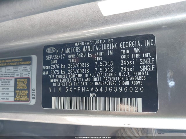 Kia Sorento 3.3l Ex