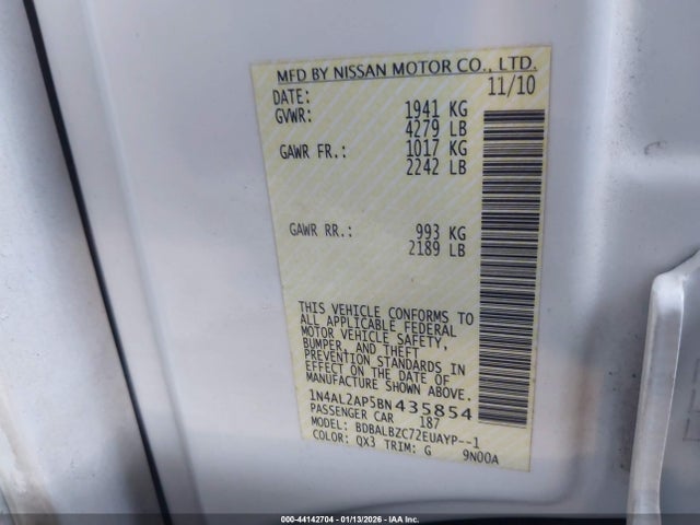 Nissan Altima 2.5 S