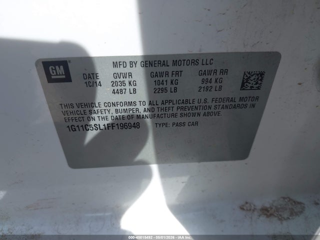 Chevrolet Malibu 1lt