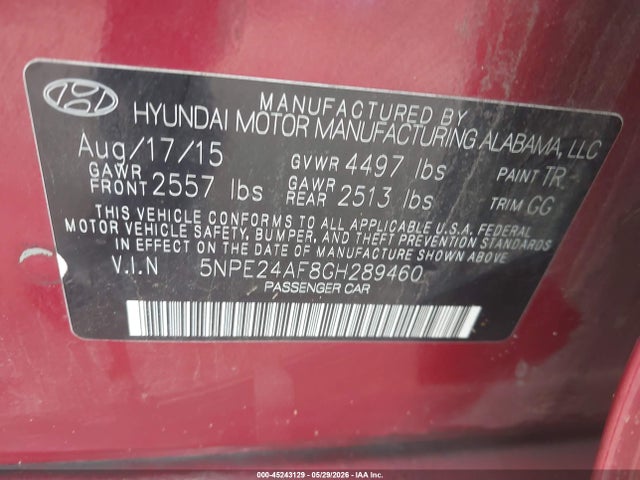 Hyundai SONATA Se