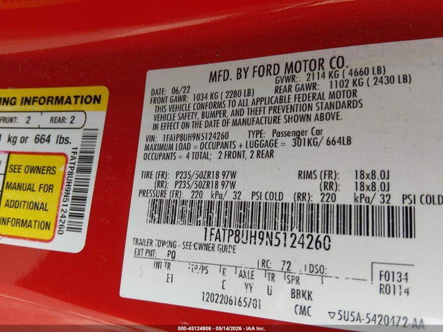Ford Mustang Ecoboost Premium