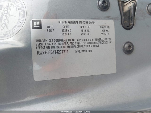 Pontiac G6 Value Leader