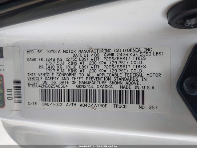 Toyota Tacoma Base V6
