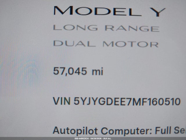 Tesla Model Y Long Range Dual Motor All-wheel Drive