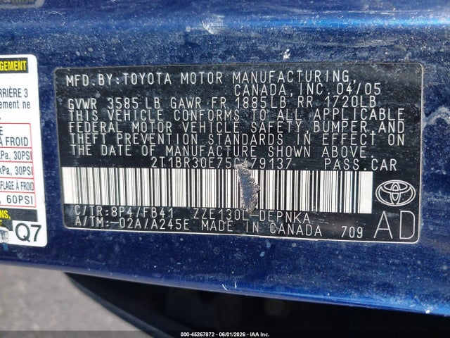 Toyota Corolla Le