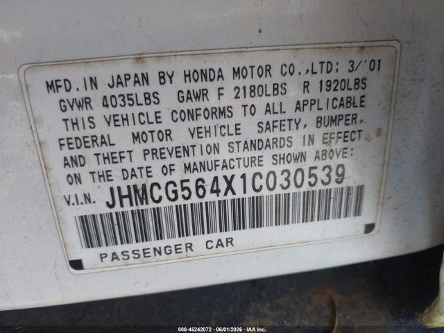 Honda Accord 2.3 Lx