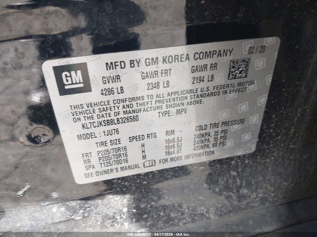 Chevrolet Trax Fwd Ls