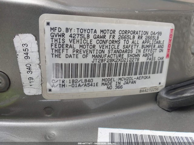 Toyota Camry Xle V6