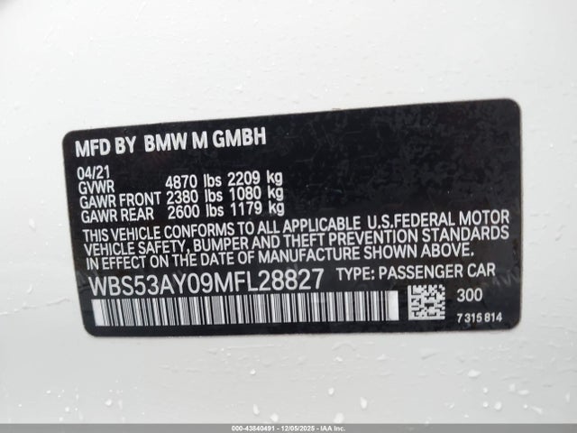 BMW M Series Sedan