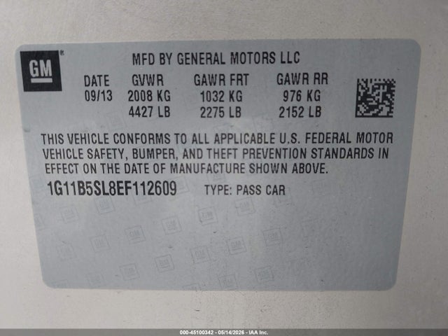Chevrolet Malibu 1ls